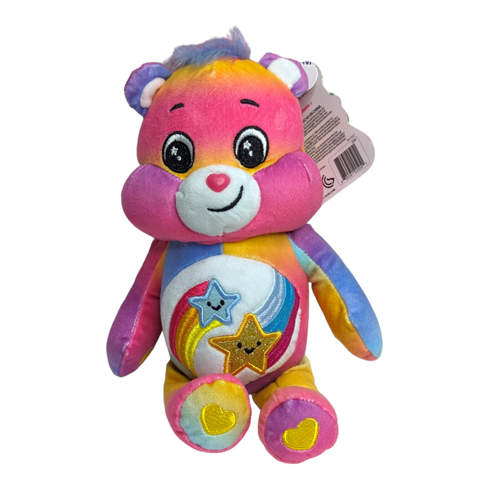 Care Bears Dare to Care Bear 10in Colorful Plush Teddy Stuffed Animal Brand New